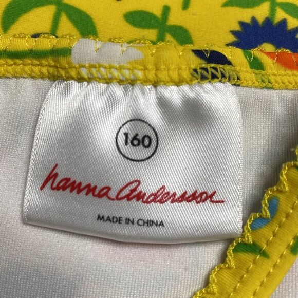 HANNA ANDERSSON Yellow Tulip Swimsuit 160 - Picture 6 of 8